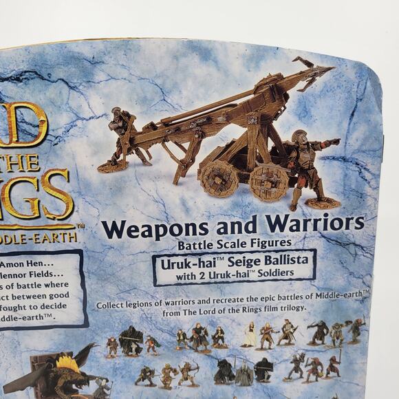 Lord of the Rings Uruk-Hai Seige Ballista with 2 Uruk-hai soldiers. New Sealed - Picture 12 of 12